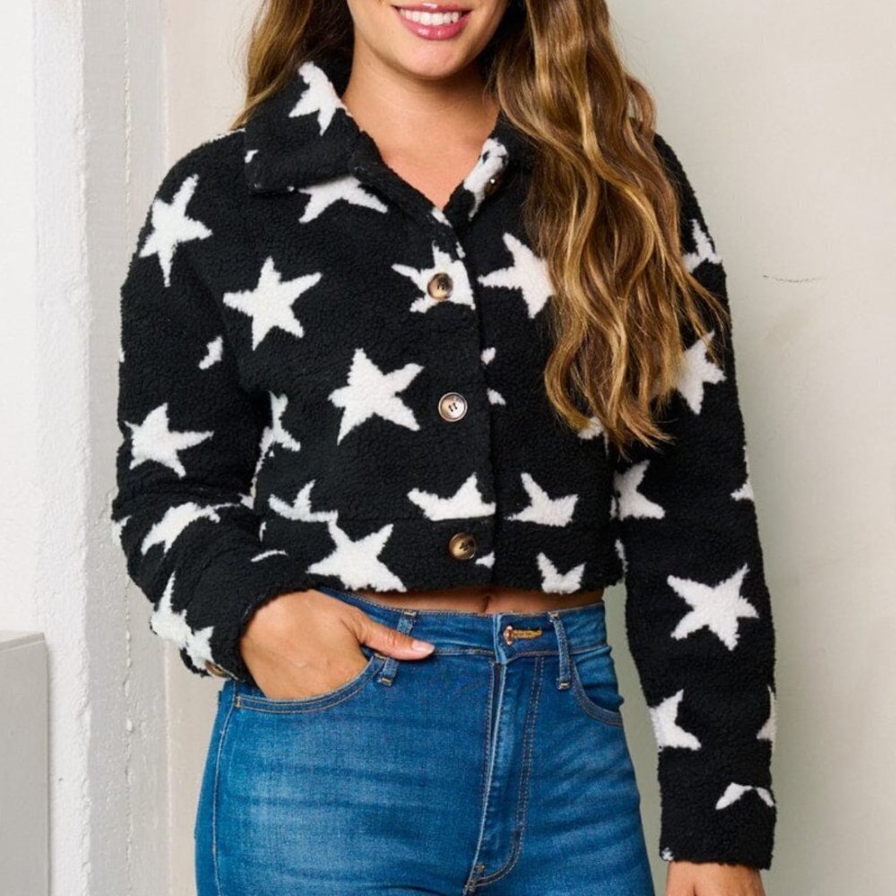 Altar'd State Sherpa Crop Jacket